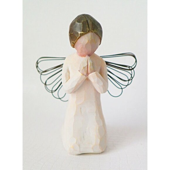 3 Willow Tree Figurines Angel & Praying Girl Sculpted Hand-Painted Figure - Picture 4 of 6